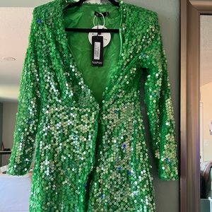 NWT sequin blazer dress